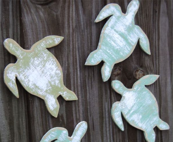 Wooden turtles